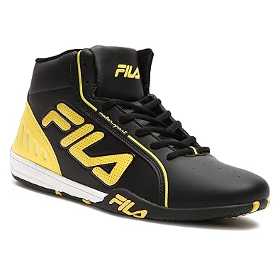 Fila isonzo black basketball shoes Clearance
