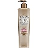 Jergens Natural Glow 3-Day Self Tanner for Medium to Deep Skin Tone, Sunless Tanning Daily Moisturizer, for Streak-free and N