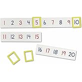 Learning Resources Magnetic Number Line 1-100, 20 Magnets, Classroom Accessories, Teacher Aids, Sets of 5 Magnets, Ages 3+ - 