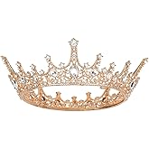 AOPRIE Crown for Women Gold Queen Crowns and Tiaras for Girls Hair Accessories for Birthday Wedding Prom Bridal Party Pageant Photography Costume Halloween Christmas Gifts…