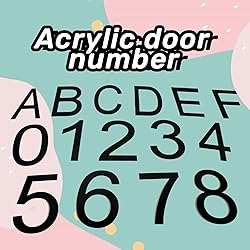4 Inch House Numbers Self-adhesive House Number