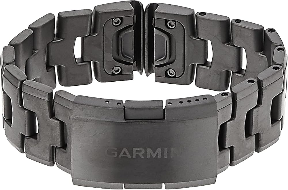 Garmin QuickFit 22mm Watch Band Titanium Bracelet Carbon Grey fenix epix Descent