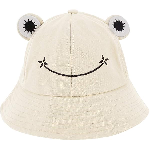 Chapeau Bucket Grenouille Adulte - Bonnet Drôle Et Chaud - Large Bords - Pour Hiver, Automne, Randonnée, Déguisement