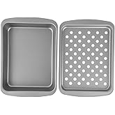 G & S Metal Products Company OvenStuff Nonstick Toaster Oven Bake, Broil and Roast Set, 2-Piece Set