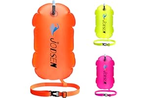 Swim Buoy,Outdoor Swim Float,Inflatable Swim Safety Buoy and Dry Bag,Tow Air Float Suit,for Open Water Swimming Sports Snorke
