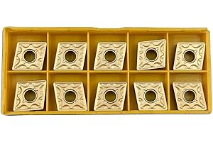 LAHDYFHOE GBJ 10pcs CNMG 432 -MA CNMG120408-MA Gold Carbide Turning Tool for Finishing Parts, for Processing Steel Parts