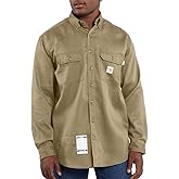 Carhartt Men's Flame Resistant Lightweight Twill Shirt