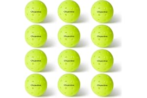 chyardna Outdoor Pickleball Balls |Meet USAPA Official Requirement | Perfectly Balanced,Durable