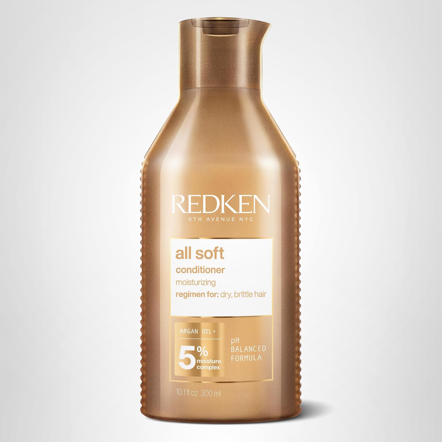 Redken All Soft Conditioner - Moisturizes & Hydrates Dry, Brittle Hair, Softens, Smooths & Adds Hair Shine, Conditioner & Detangler