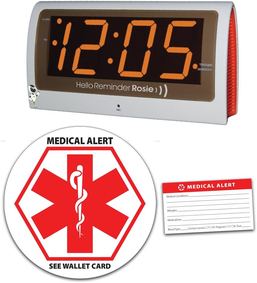 Reminder Rosie Personal Voice Reminder Alarm Clock with