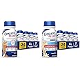 Ensure Plus Nutrition Shake with 16 grams of protein & Ensure Plus Liquid Nutrition Shake with Fiber, 16 Grams of Protein, Vanilla, 8 Fl Oz Bottle (Pack of 24)