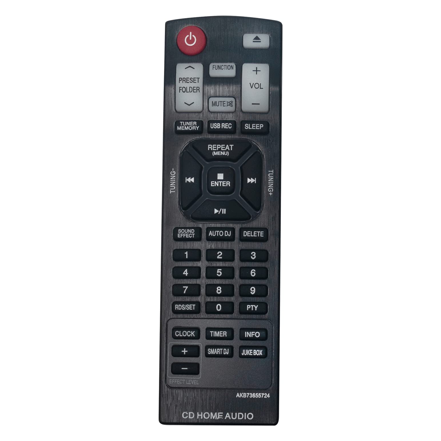 VINABTY AKB73655724 Remote Control Replacement for LG Mini Hifi System HOME AUDIO 24MA32D-PUN 24MA32D-PU 24MA32DPU 24MA32D 24MA32DPUN M2452D