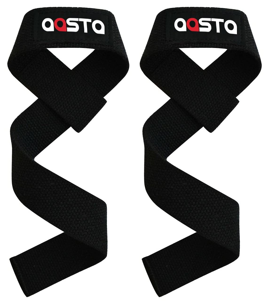 Aasta Weight Lifting Cotton Straps Padded Wrist Support For Men Women Non-Slip Flex Gel Grip Great for Powerlifting, Bodybuilding, Gym Workout, Deadlifts Fitness