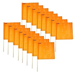 Mytee Products Orange Safety Flags for Trucks with