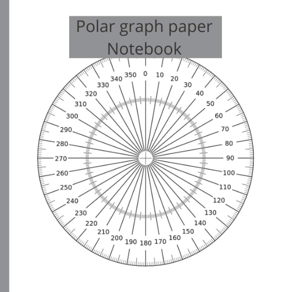 amazon com polar graph paper notebook polar coordinate graph paper notebook 8 5 x 8 5 109 pages design circle logo mandala dream catcher create geometric drawing 9798713681548 simion raja books
