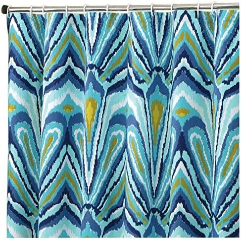 Amazon Com Trina Turk Blue Peacock Shower Curtain Home Kitchen