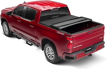 Amazon Com Lund Genesis Elite Tri Fold Soft Folding Truck Bed Tonneau Cover 958293 Fits 2019 2021 New Body Style Gmc Chevy Sierra Silverado New Body Style 6 7 Bed 79 4 Automotive