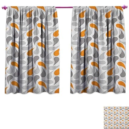 Amazon Com Geometric Room Darkening Wide Curtains Oriental Asian