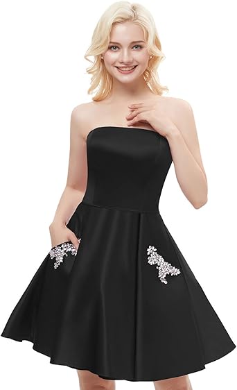 satin homecoming dresses 2019