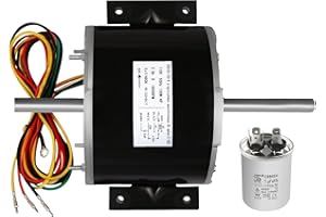 RADINGLIN 2025 Upgrade 3315332.005 RV AC Fan Motor Replacement Genteq F48AF70A61 Fan Motor 1/5 HP 3-Speed Compatible with Dometic Brisk Air II RV Air Conditioners 5 Year Guarantee