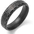 KIRTIJW Viking Rings for Men Norse Viking Raven Runes Vegvisir Compass Amulet Ring Jewelry for Men Women Boys Size 7-13