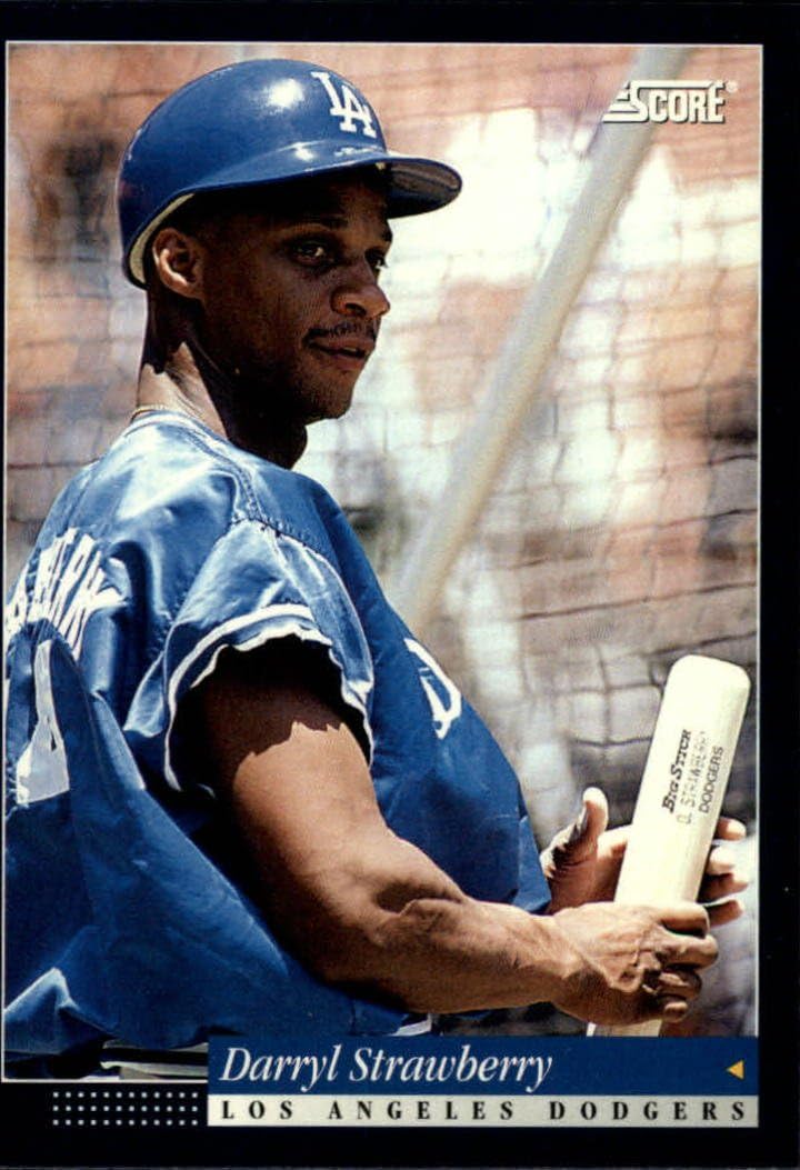 1994 Score Baseball Card 428 Darryl Strawberry