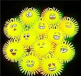 LIGHT UP Emoji Face Puffer Squeeze Balls - 5