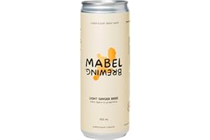 Mabel Brewing Ginger Beer, 355 mL (4 pack) (4 x 355mL, Light Ginger Beer)