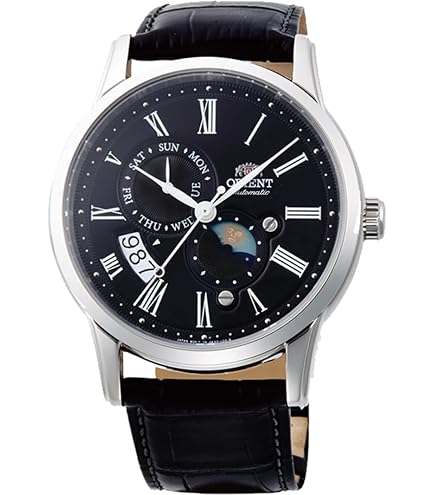 Amazon.com: Orient Contemporary Sun & Moon RN-AK0304B Men's