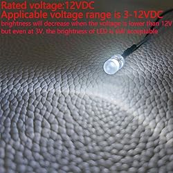 Gebildet 50pcs 3V-4.5V-5V-6V-7.5V-9V-12VDC 5mm