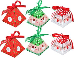 LPxdywlk 6 Piezas Caja De Dulces De Navidad Caja De ...