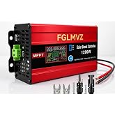 30A MPPT Solar Boost Charge Controller, 1200W Step-Up Solar Charger | 12-60V Input to 48V 60V 72V Output, For Golf Cart RV Off-Grid, Compatible with Lead-Acid LiFePO4 Lithium Batteries