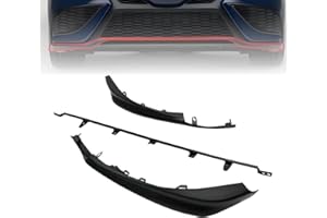 Sekeseauto 3Pcs Lower Bumper Grille Molding Trims Front Left & Right & Center Compatible with Toyota Camry SE XSE 2021 2022 2