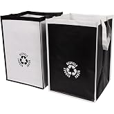 Lily queen Recycle Waste Bag for Kitchen Home Trash Sorting Bins Base Plate Waterproof Baskets Polypropylene 2 Set
