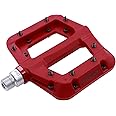 FOOKER MTB Pedals Mountain Bike Pedals 3 Bearing Non-Slip Lightweight Nylon Fiber Bicycle Platform Pedals for BMX MTB 9/16"