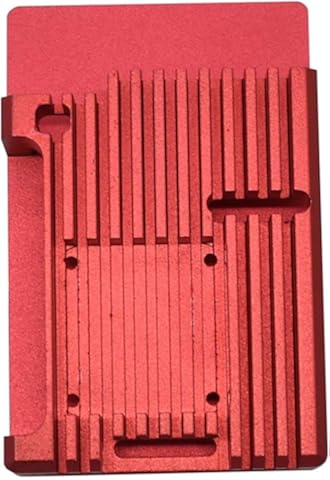 Sansella para Raspberry Pi 4B Modelo B CNC Aleación de Aluminio Carcasa Metal Armor Shell con disipadores de Calor para Raspberry Pi 4B-NO Ventiladores