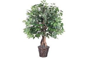 Vickerman TXX0140 TXX0140 Everyday Ficus Bush, Green Dark, 4'