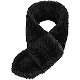 WATAME Warm Kids Scarf For Girls Winter Fuzzy Scarves Colorful Ski Windproof Neck Warmer