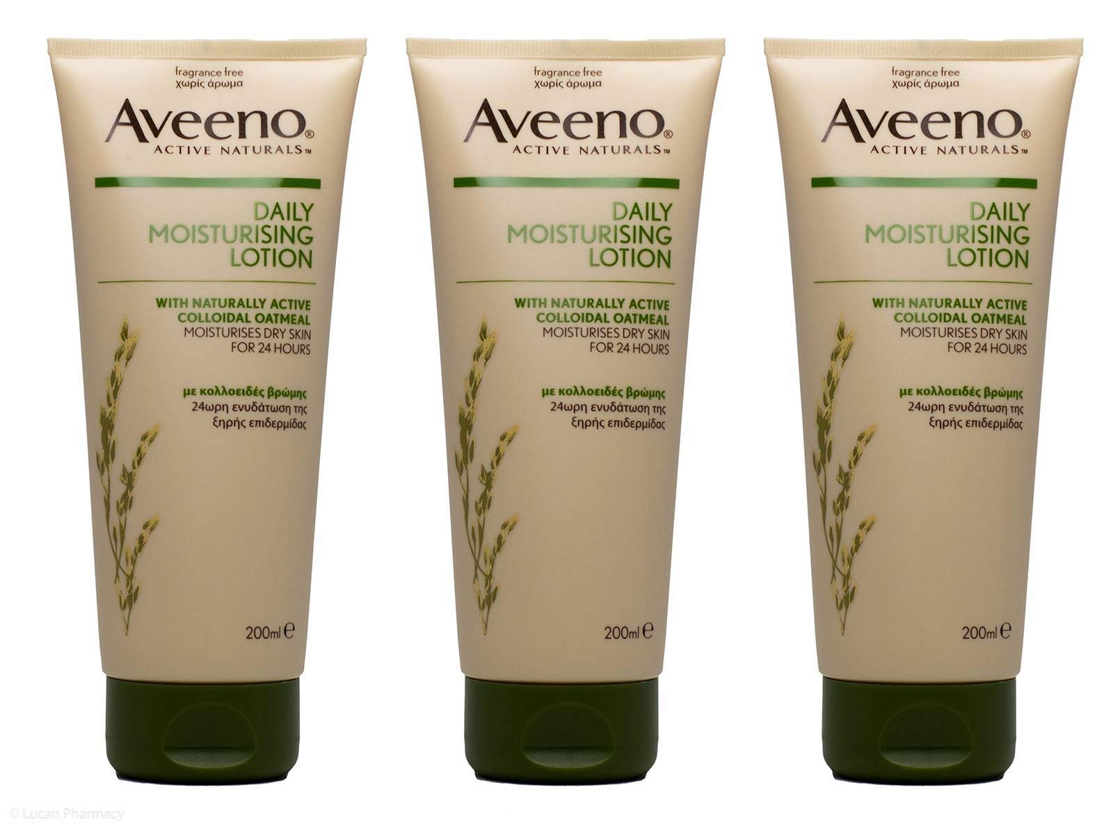 3x Aveeno Daily Moisturising Lotion 200ml
