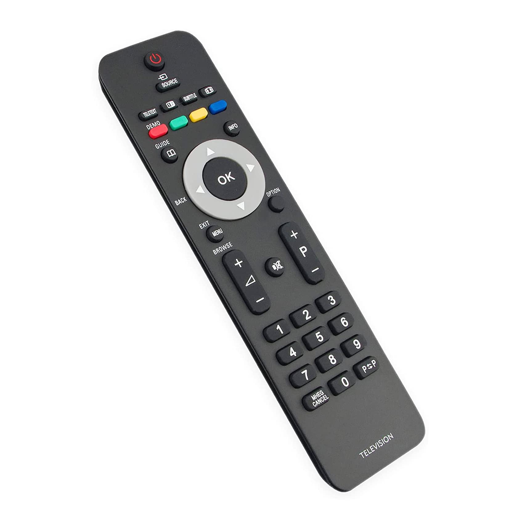 AULCMEET RC4705 RC2143604/01 Replace Remote fit for Philips Smart TV 42PFL5603D/10 32PFL5403H/10 32PFL5403S/60 47PFL7403D/27 32PFL5403D 32PFL7403D 37PFL5603D 19PFL3403D/10 19PFL5403D/10 19PFL5403S/60