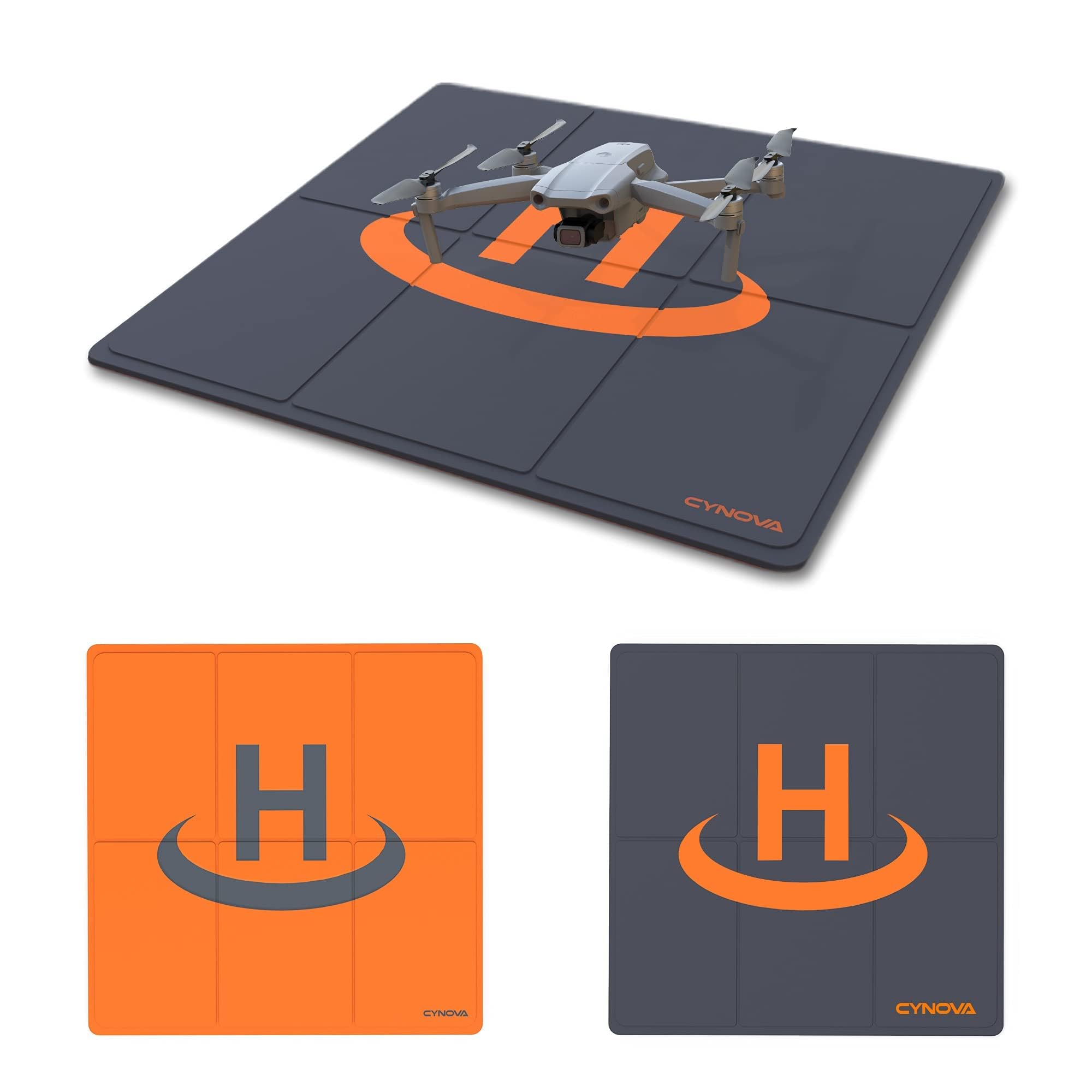 CYNOVA Drone Landing Pad, 65cm Universal Waterproof Foldable Helipad for DJI Mini 3 Pro/Mavic Mini 2/Air 2S/Pro/Zoom/Phantom/FPV, Drone Accessories