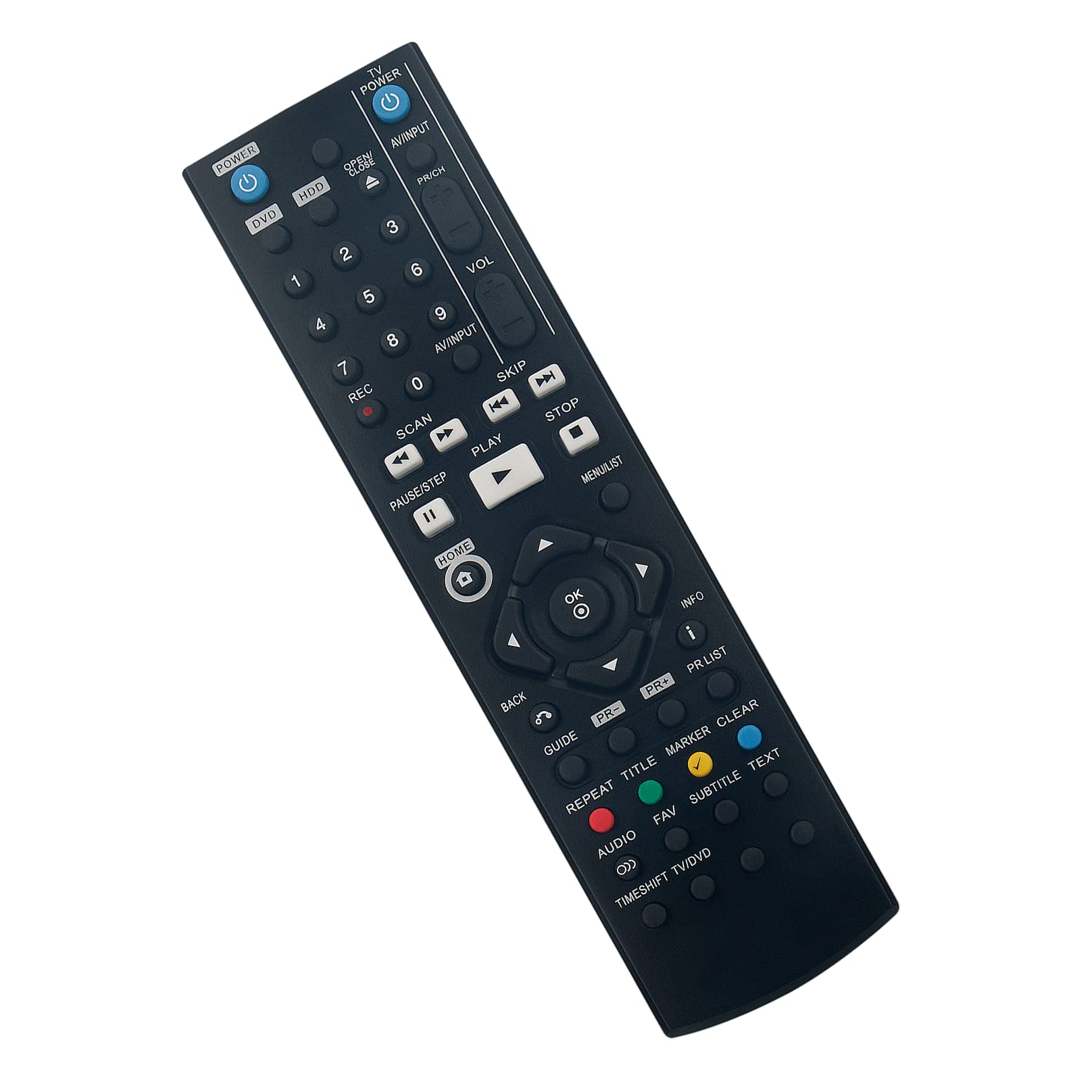 AKB72373701 Replacement Remote Control -VINABTY-fit for LG Blu-Ray HDD DVD Player AKB72373701 remote control RHT498H HR925T RHT499H HR929T RHT599H RHT497H