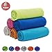 WIWISI 6 Packs Cooling Towels, Instant Relief ice Cold Towels for Yoga, Gym, Camping, Fitness, Workout, Sports, Travelthumb 1