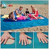 LAGHCAT Sand Proof Blanket,Sand Free Beach Mat - Dirt & Dust disappear