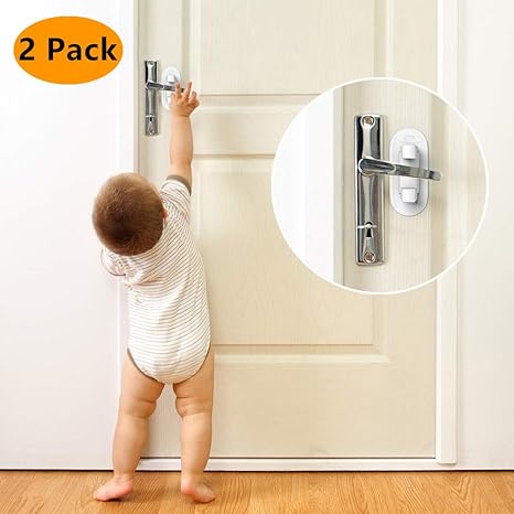 Türhebelschloss für Kinder/Haustiere, Babysicher, Türgriff, 3M