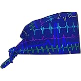 WILL BUDXEG Working Cap with Sweatband for Women Men, Adjustable Cleaning Working Hats, Nurse Surgical Caps(Tie Back)