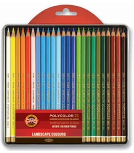 Amazon.com: Koh-I-Noor : Polycolor : Artist Coloured Pencils 3824
