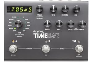 Strymon TimeLine Guitar Delay Pedal with 12 Unique Delay Machines for Electric and Acoustic Guitar, Synths, Vocals and Keyboards​​