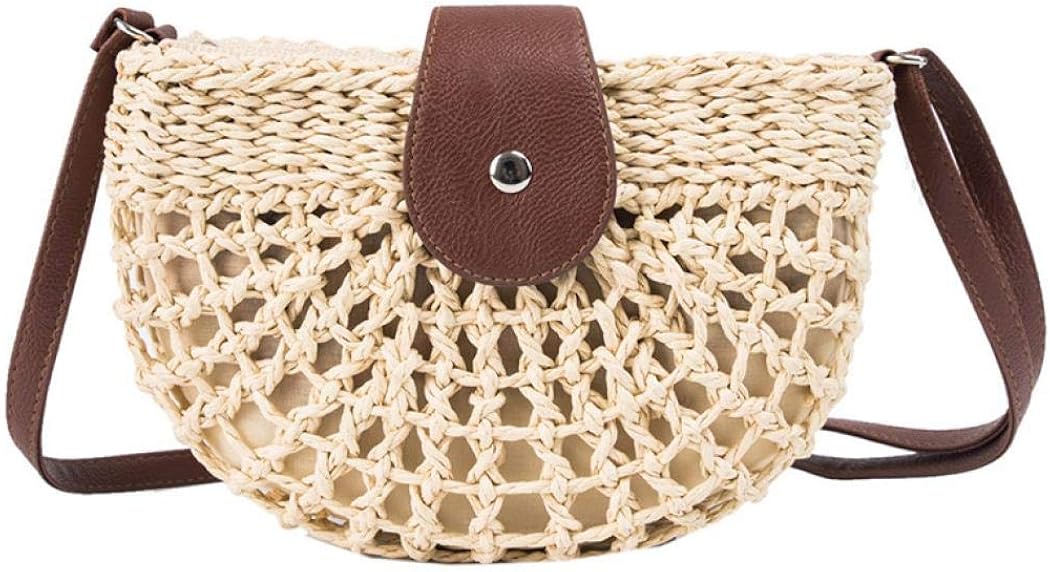 Donna Paglia Borsa a Tracolla in Rattan Estate Tessuto Borse Di Paglia Borsa  Da Spiaggia A Spalla Tote Borse Borse urban-earth.co.uk