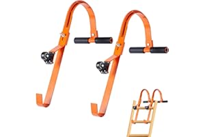 Kweetle 2 Pack Straight Ladder Roof Hook for Safe Rooftop Access Ladder Accessories